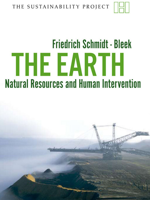 Title details for The Earth by Friedrich Schmidt-Bleek - Available